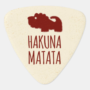 Hakuna Matata Lion Guitar Pick