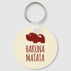 Hakuna Matata Lion Keychain