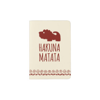 Hakuna Matata Lion Passport Holder