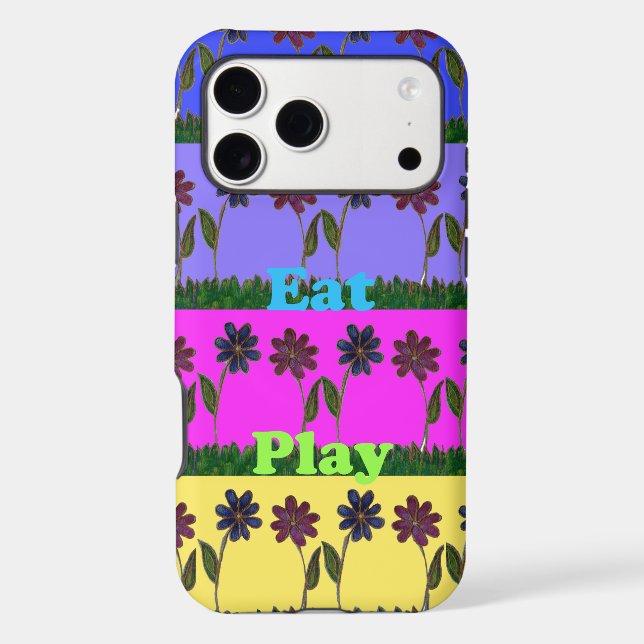 Hakuna Matata Love Eat Play. Case-Mate iPhone Case (Back)