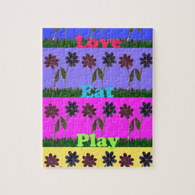 Hakuna Matata Love Eat Play.png Jigsaw Puzzle (Vertical)