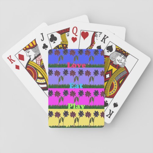 Hakuna Matata Love Eat Playpng Playing Cards