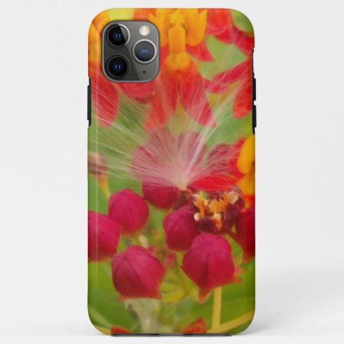 Hakuna Matata lovely green red yellow Flower Buds iPhone 11 Pro Max Case