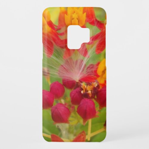 Hakuna Matata lovely green red yellow Flower Buds Case_Mate Samsung Galaxy S9 Case