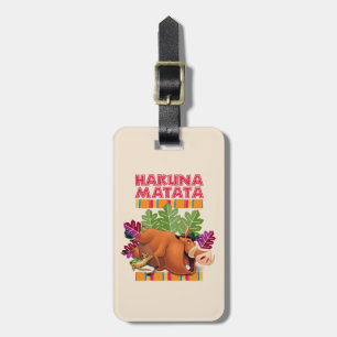 Hakuna Matata Luggage Tag