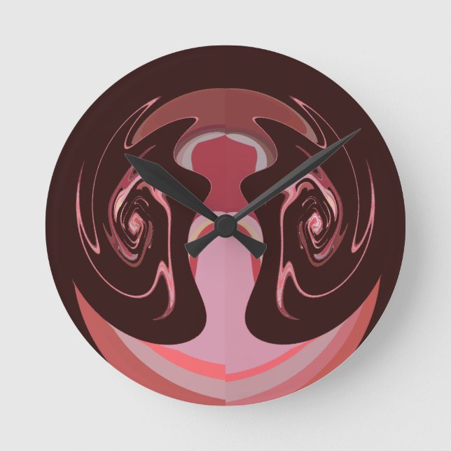 Hakuna matata maskman colors round clock (Front)