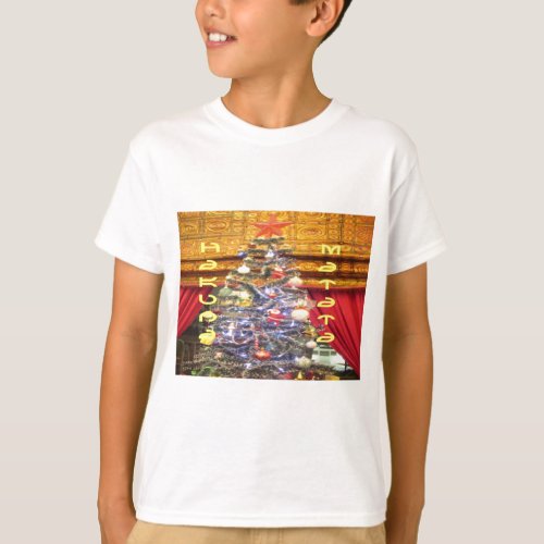 Hakuna Matata Merry Christmas  a Happy New Yearp T_Shirt