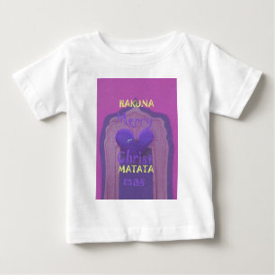 Hakuna Matata Merry Christmas Love Design.jpg Baby T-Shirt