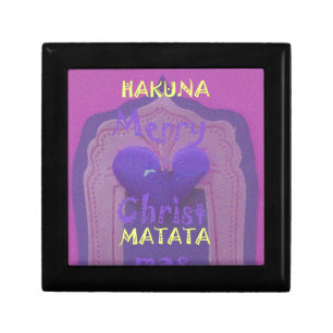 Hakuna Matata Merry Christmas Love Design.jpg Jewelry Box