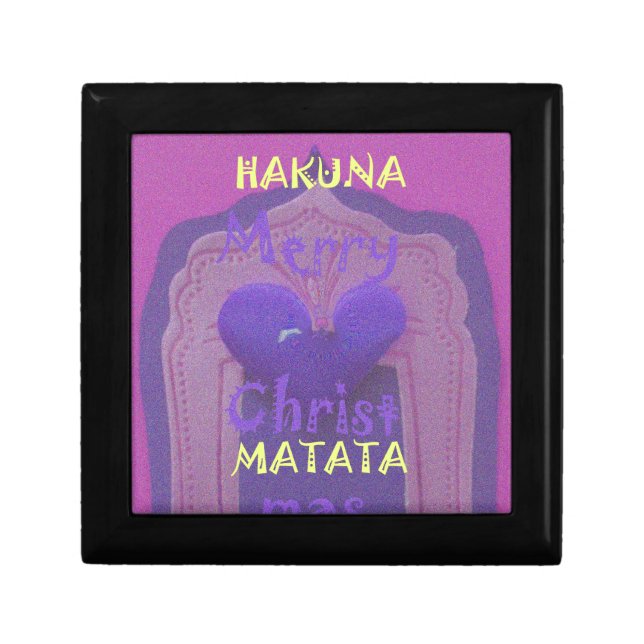 Hakuna Matata Merry Christmas Love  Design.jpg Jewelry Box (Front)