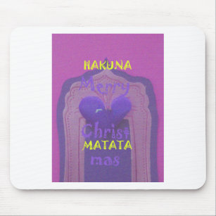 Hakuna Matata Merry Christmas Love  Design.jpg Mouse Pad