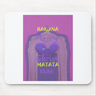 Hakuna Matata Merry Christmas Love Design.jpg Mouse Pad