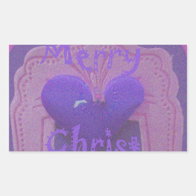 Hakuna Matata Merry Christmas Love  Design.jpg Rectangular Sticker (Front)