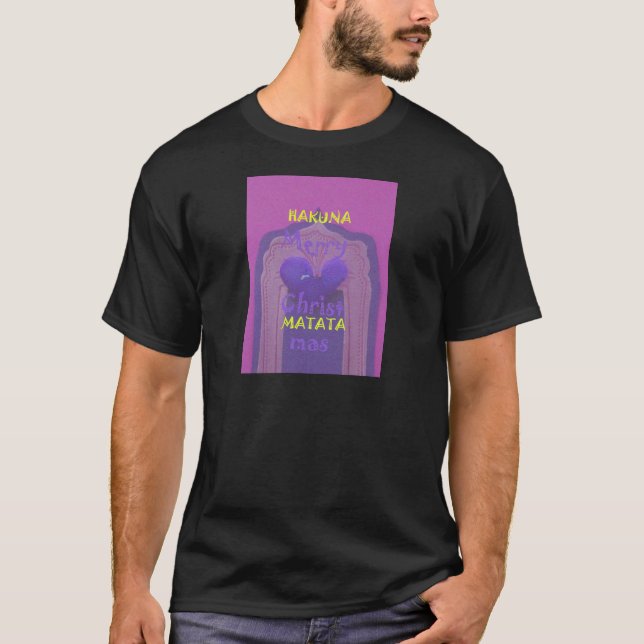 Hakuna Matata Merry Christmas Love  Design.jpg T-Shirt (Front)