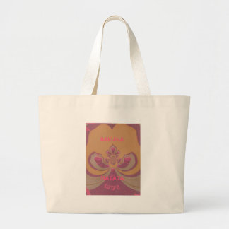 Hakuna Matata Merry Christmas lovely hearts design Large Tote Bag