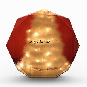 Hakuna Matata Merry Christmas white Acrylic Award