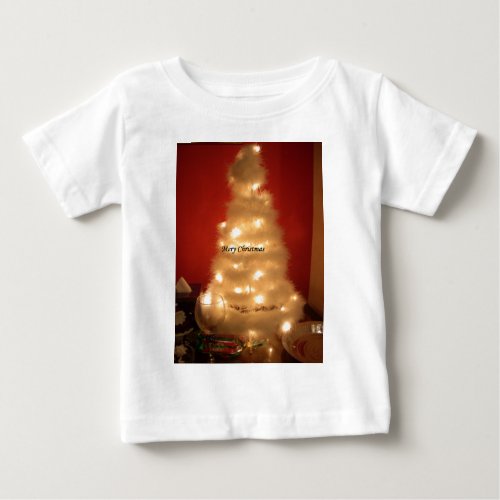 Hakuna Matata Merry Christmas white Baby T_Shirt