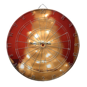Hakuna Matata Merry Christmas white Dart Board