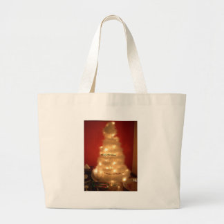 Hakuna Matata Merry Christmas white Large Tote Bag