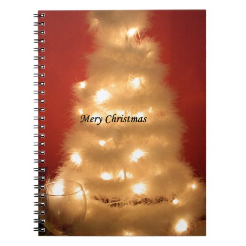 Hakuna Matata Merry Christmas white Notebook