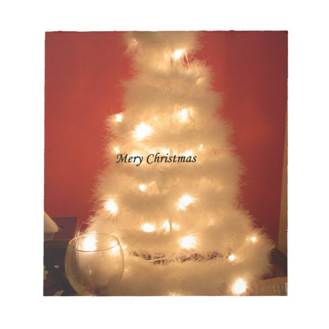 Hakuna Matata Merry Christmas white Notepad (Front)