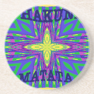 Hakuna matata Mombasa Kanga Drink Coaster