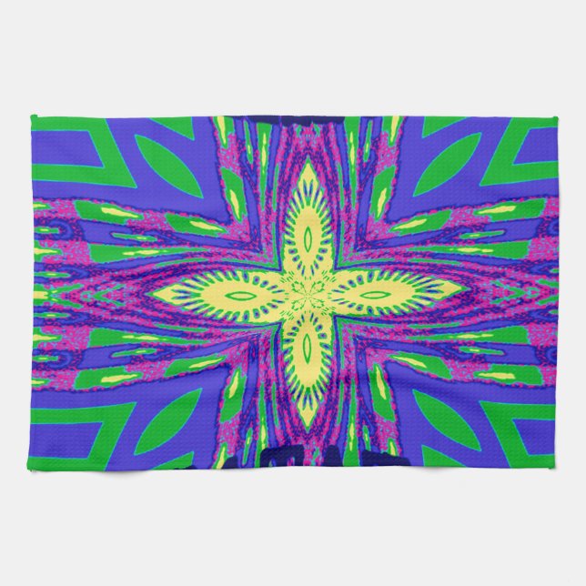 Hakuna matata Mombasa Kanga Kitchen Towel (Horizontal)