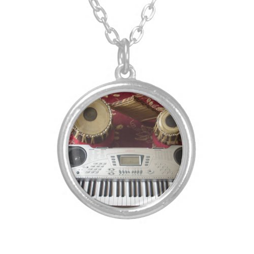 Hakuna Matata Music MakersJPG Silver Plated Necklace