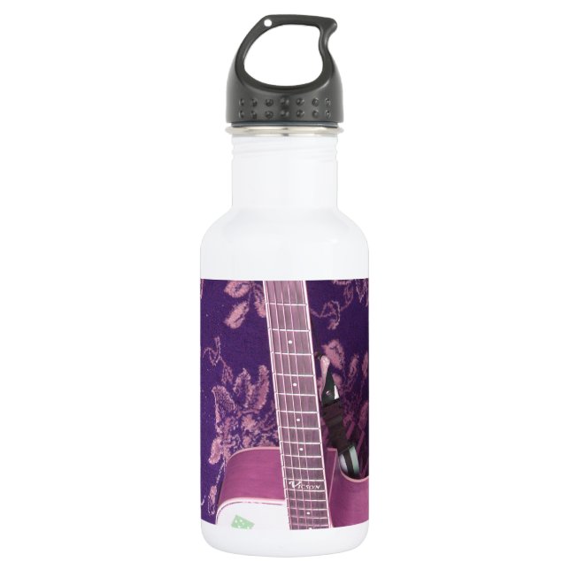 Hakuna Matata Music My Blood. Stainless Steel Water Bottle (Front)