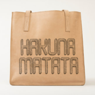 Hakuna Matata Nice Lovely Handmade Make it Kenyan Tote