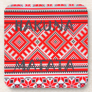 Hakuna Matata - No Worries Swahili Art Collection Coaster