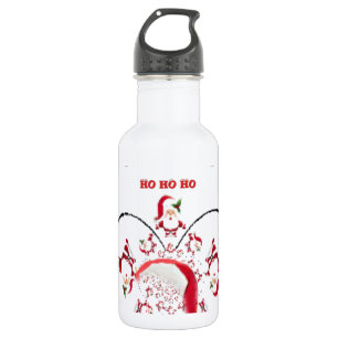 Hakuna Matata Okie Dokie hohoho Santa Christmas sp Water Bottle