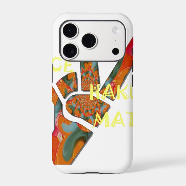 Hakuna Matata Peace Case-Mate iPhone Case (Back)