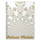 Hakuna Matata Personalize Notebook (Front)