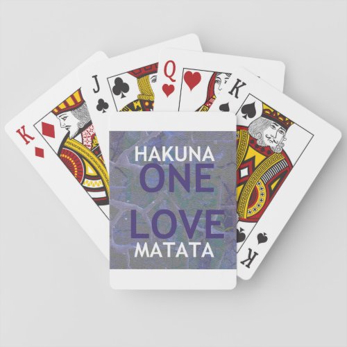HAKUNA MATATA PLAYING CARDS