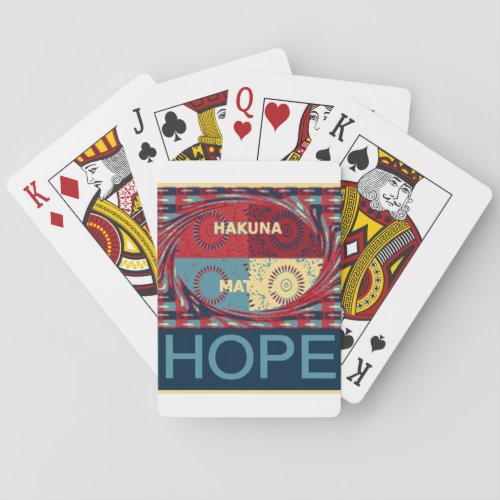 Hakuna matata poker cards