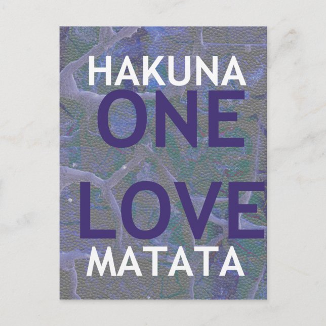 HAKUNA MATATA POSTCARD (Front)