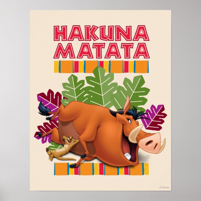 Hakuna Matata Poster (Front)
