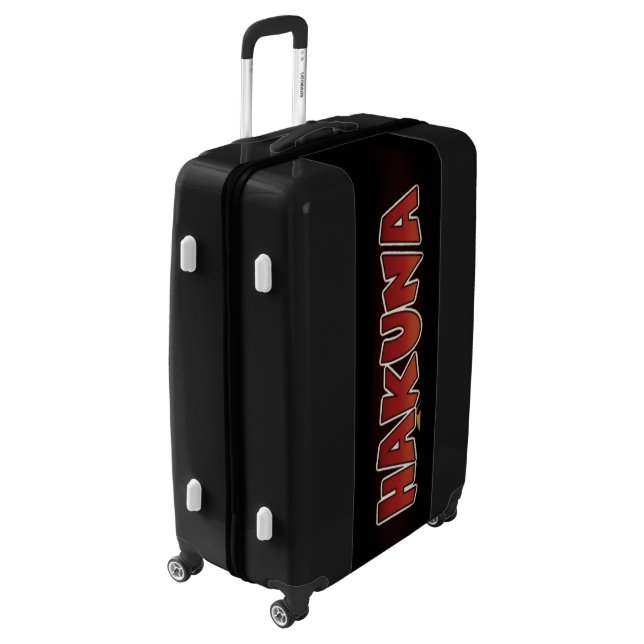 Hakuna Matata | Premium Beautiful Design Luggage (Rotated Left)