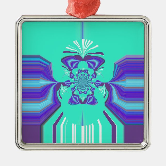 Hakuna Matata Purple blend Metal Ornament (Front)