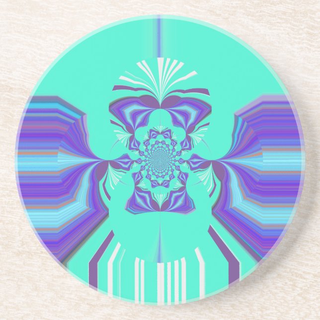 Hakuna Matata Purple blend Sandstone Coaster (Front)