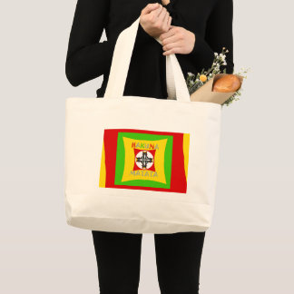Hakuna Matata Rasta Color Red Golden Green Large Tote Bag