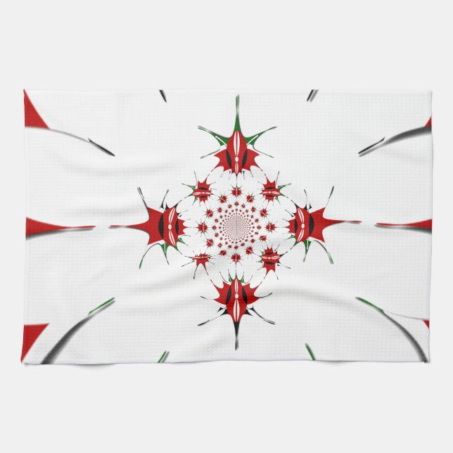 HAKUNA MATATA RED GREEN KITCHEN TOWEL (Horizontal)