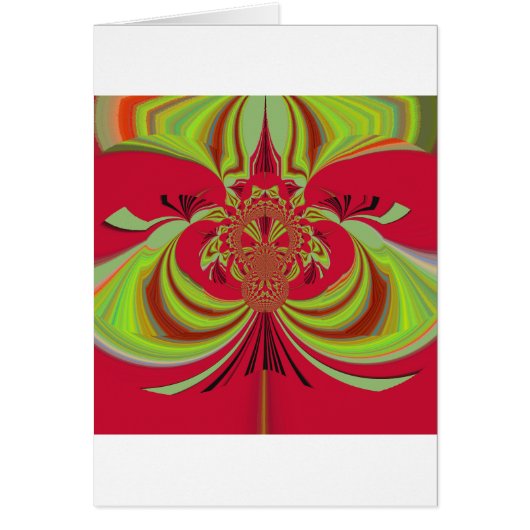 Hakuna Matata red yellow design Cards (Front)