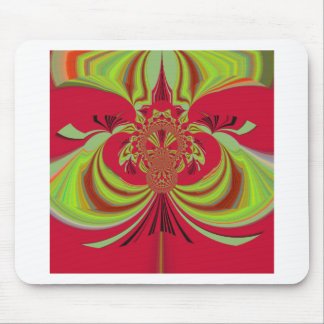 Hakuna Matata red yellow design Mouse Pad