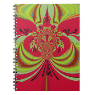 Hakuna Matata red yellow design Notebook