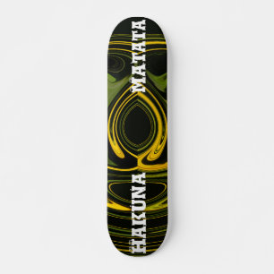 Hakuna Matata Retro Boys & Girls Custom Skateboard Deck