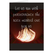 Hakuna Matata run with perseverance Card (Front)