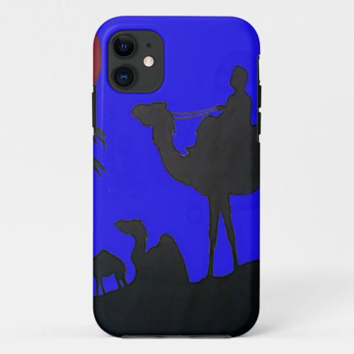 Hakuna Matata safari Blue sky Sunset iPhone 11 Case