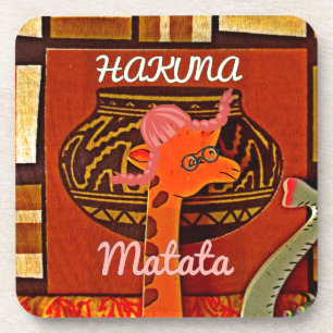 Hakuna Matata Safari Charm: Tiles, Clock & Plaque  Coaster